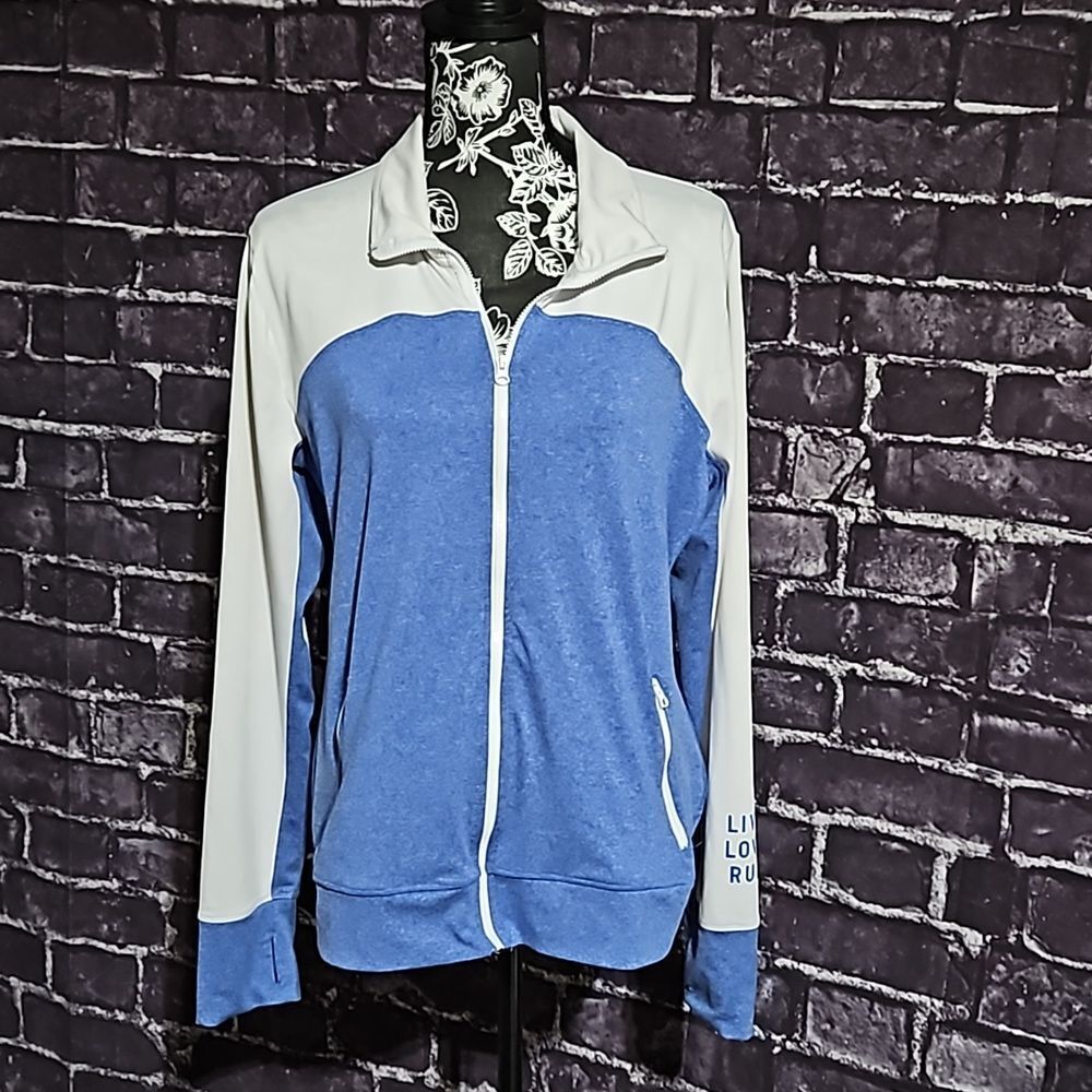 Live Love Dream blue & white Activewear set Size XL & Medium
